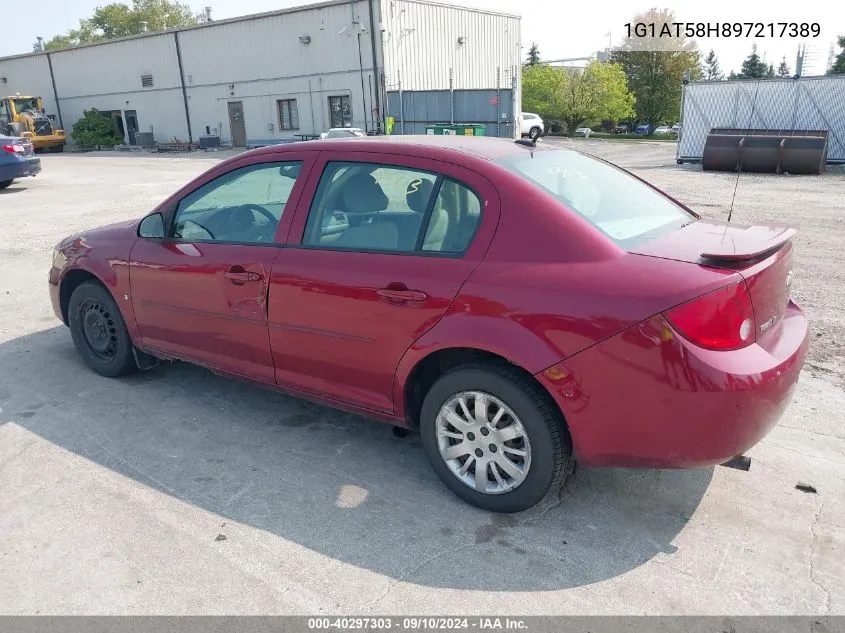 2009 Chevrolet Cobalt Lt VIN: 1G1AT58H897217389 Lot: 40297303