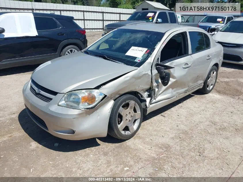 1G1AT58HX97150178 2009 Chevrolet Cobalt Lt