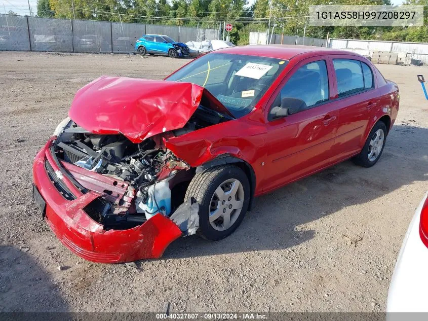 2009 Chevrolet Cobalt Ls VIN: 1G1AS58H997208297 Lot: 40327807