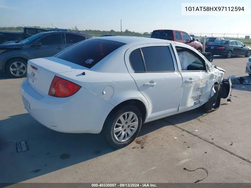 1G1AT58HX97112594 2009 Chevrolet Cobalt Lt