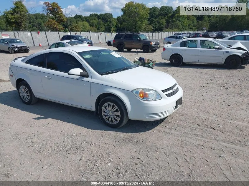 2009 Chevrolet Cobalt Lt VIN: 1G1AL18H897118760 Lot: 40344165