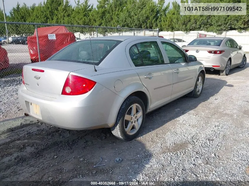 2009 Chevrolet Cobalt Lt VIN: 1G1AT58H997109542 Lot: 40352668