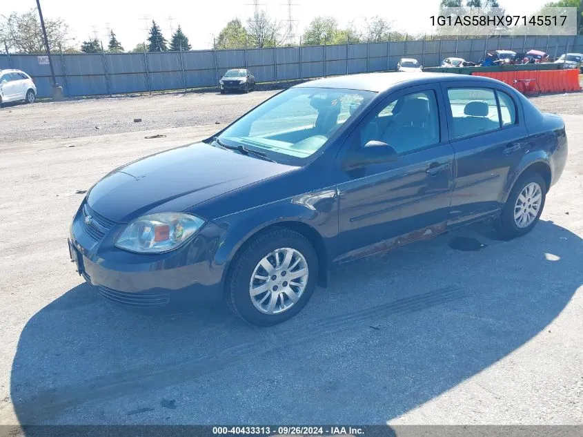 2009 Chevrolet Cobalt Ls VIN: 1G1AS58HX97145517 Lot: 40433313