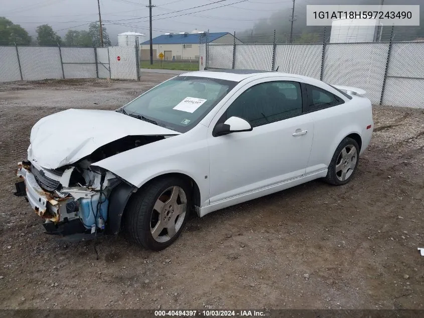 2009 Chevrolet Cobalt Lt VIN: 1G1AT18H597243490 Lot: 40494397