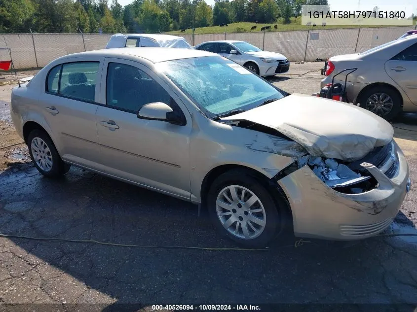 2009 Chevrolet Cobalt Lt VIN: 1G1AT58H797151840 Lot: 40526094