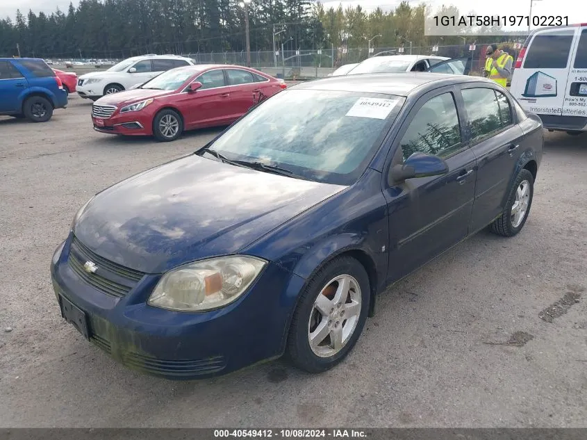 2009 Chevrolet Cobalt Lt VIN: 1G1AT58H197102231 Lot: 40549412