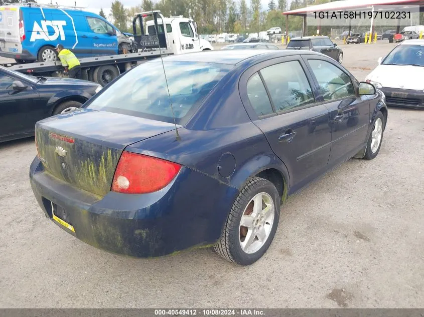 1G1AT58H197102231 2009 Chevrolet Cobalt Lt