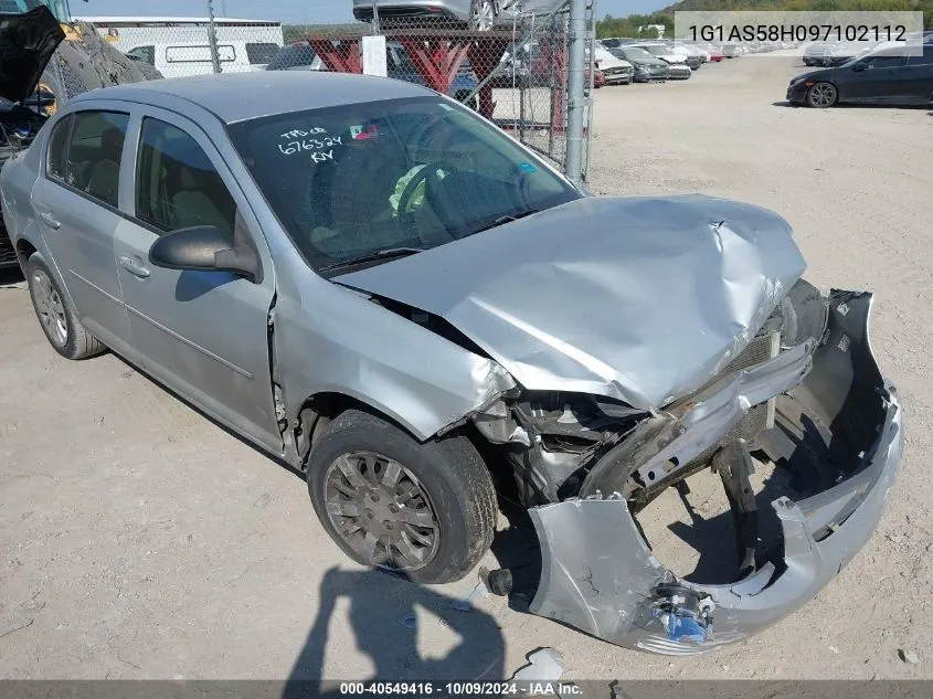 2009 Chevrolet Cobalt Ls VIN: 1G1AS58H097102112 Lot: 40549416