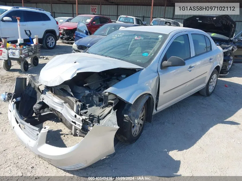 2009 Chevrolet Cobalt Ls VIN: 1G1AS58H097102112 Lot: 40549416