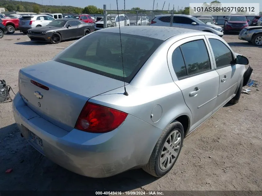 2009 Chevrolet Cobalt Ls VIN: 1G1AS58H097102112 Lot: 40549416