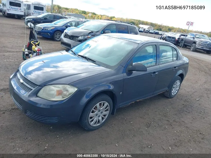 2009 Chevrolet Cobalt Ls VIN: 1G1AS58H697185089 Lot: 40563358