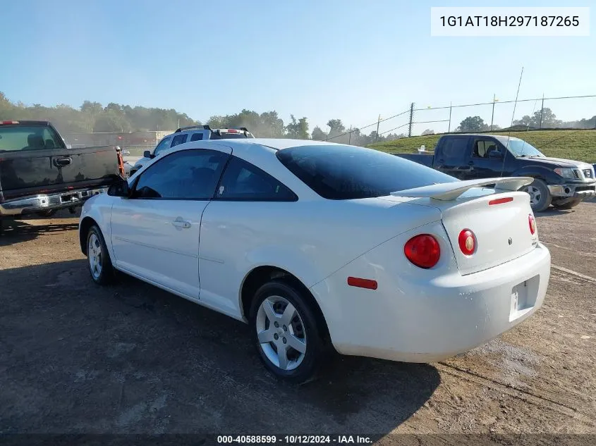 2009 Chevrolet Cobalt Lt VIN: 1G1AT18H297187265 Lot: 40588599