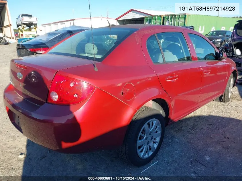 2009 Chevrolet Cobalt Lt VIN: 1G1AT58H897214928 Lot: 40603681