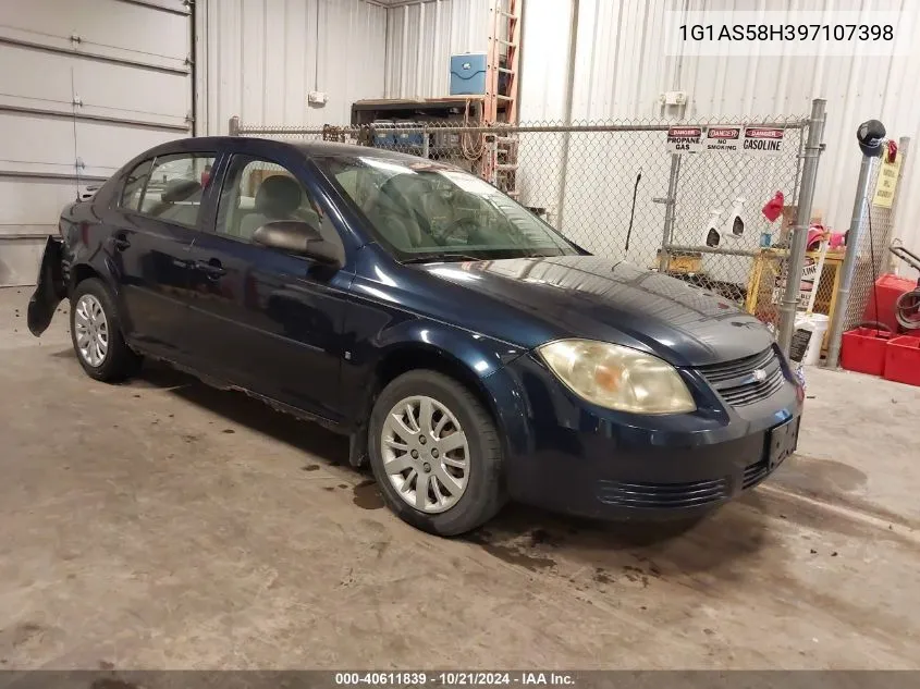 2009 Chevrolet Cobalt Ls VIN: 1G1AS58H397107398 Lot: 40611839