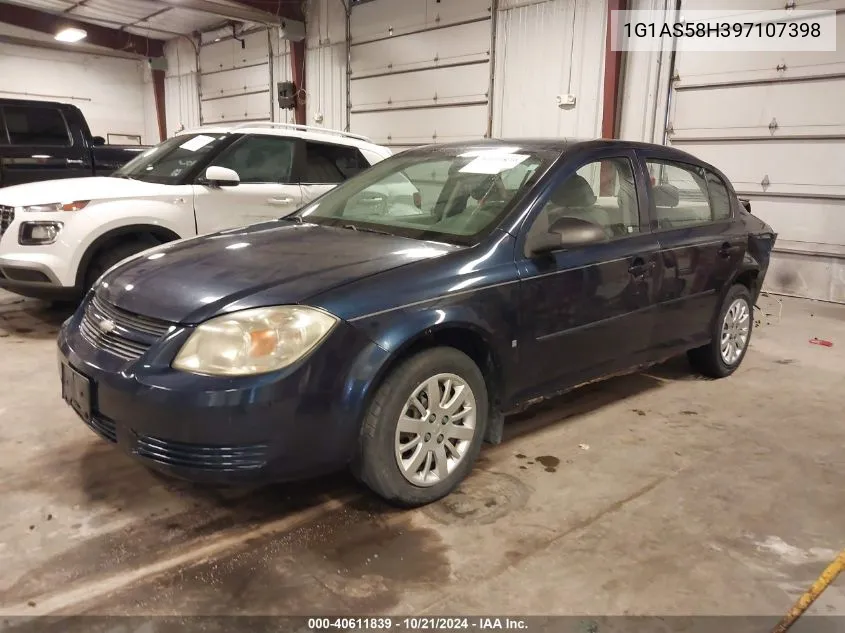 2009 Chevrolet Cobalt Ls VIN: 1G1AS58H397107398 Lot: 40611839