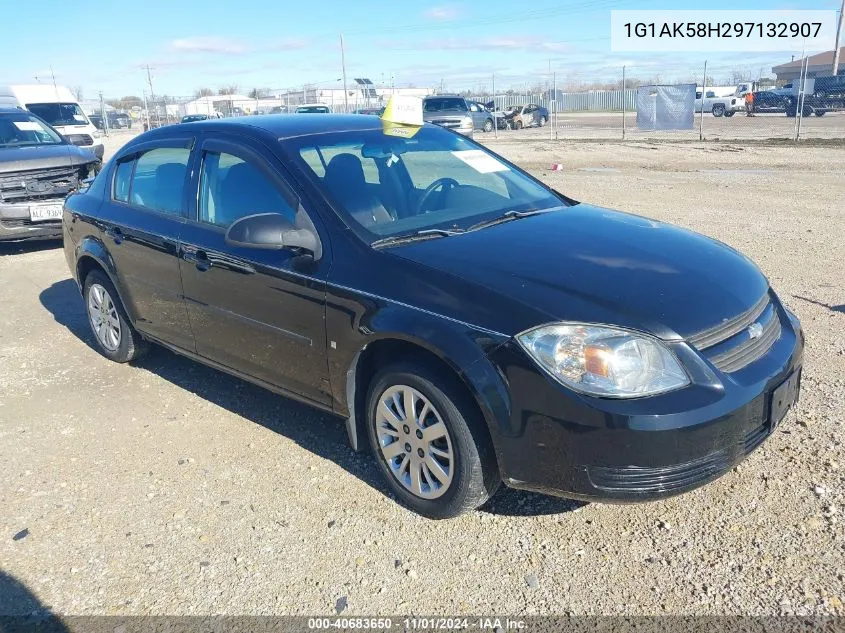 2009 Chevrolet Cobalt Ls VIN: 1G1AK58H297132907 Lot: 40683650