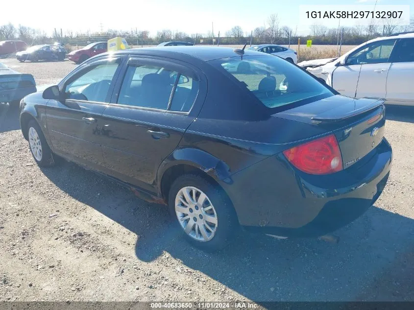 2009 Chevrolet Cobalt Ls VIN: 1G1AK58H297132907 Lot: 40683650