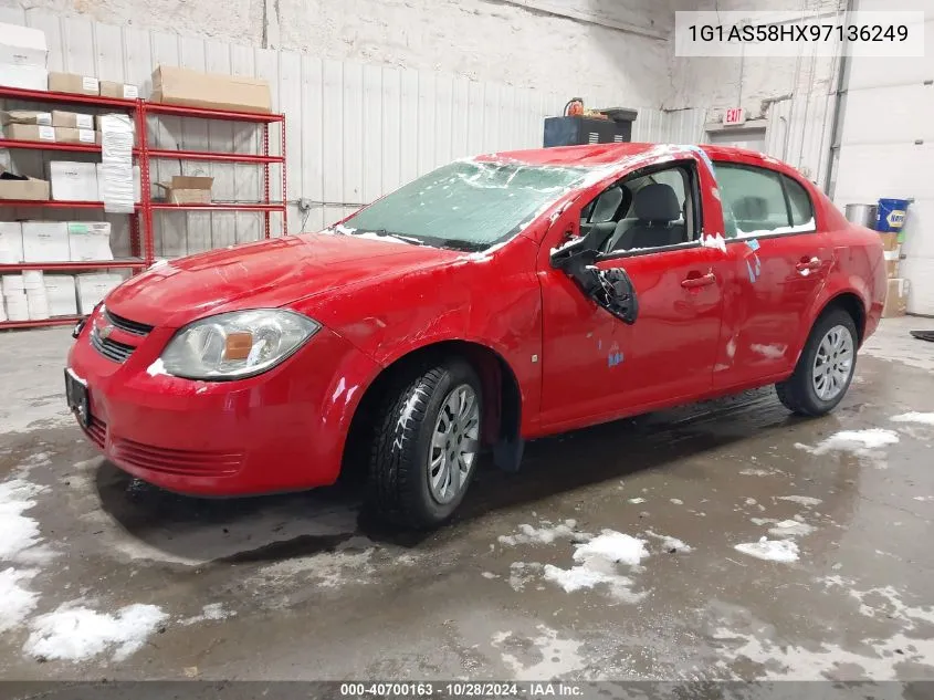 2009 Chevrolet Cobalt Ls VIN: 1G1AS58HX97136249 Lot: 40700163