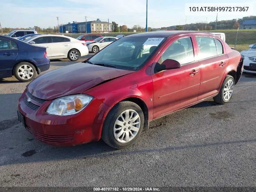 2009 Chevrolet Cobalt Lt VIN: 1G1AT58H997217367 Lot: 40707182