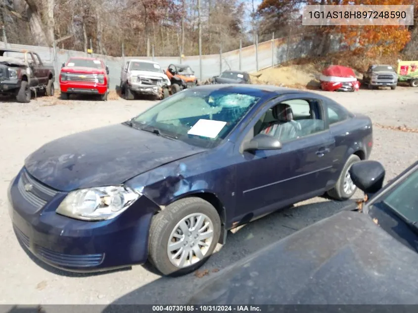 2009 Chevrolet Cobalt Ls VIN: 1G1AS18H897248590 Lot: 40730185