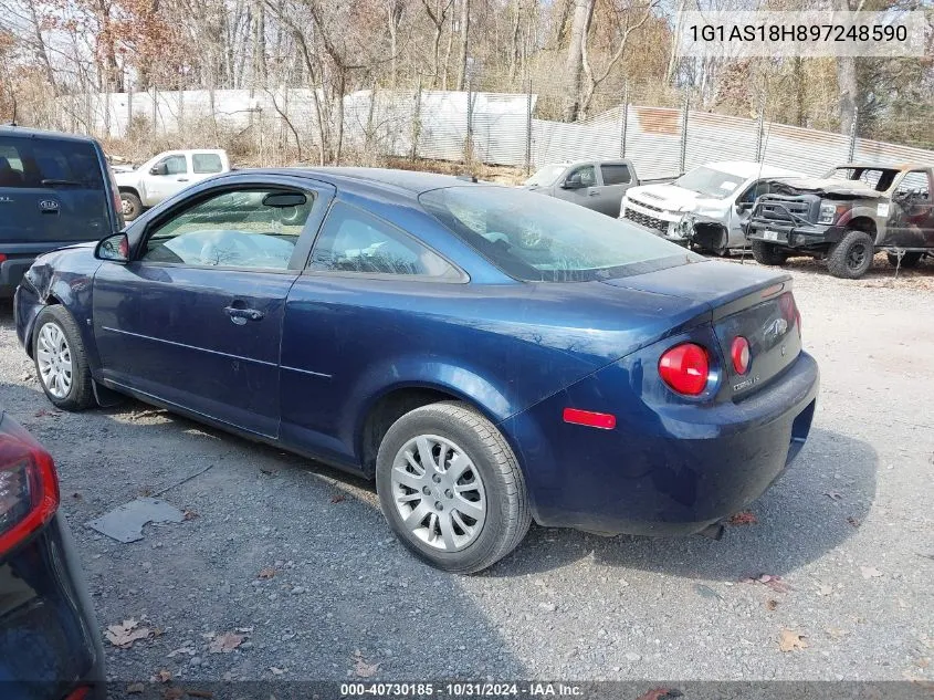 2009 Chevrolet Cobalt Ls VIN: 1G1AS18H897248590 Lot: 40730185