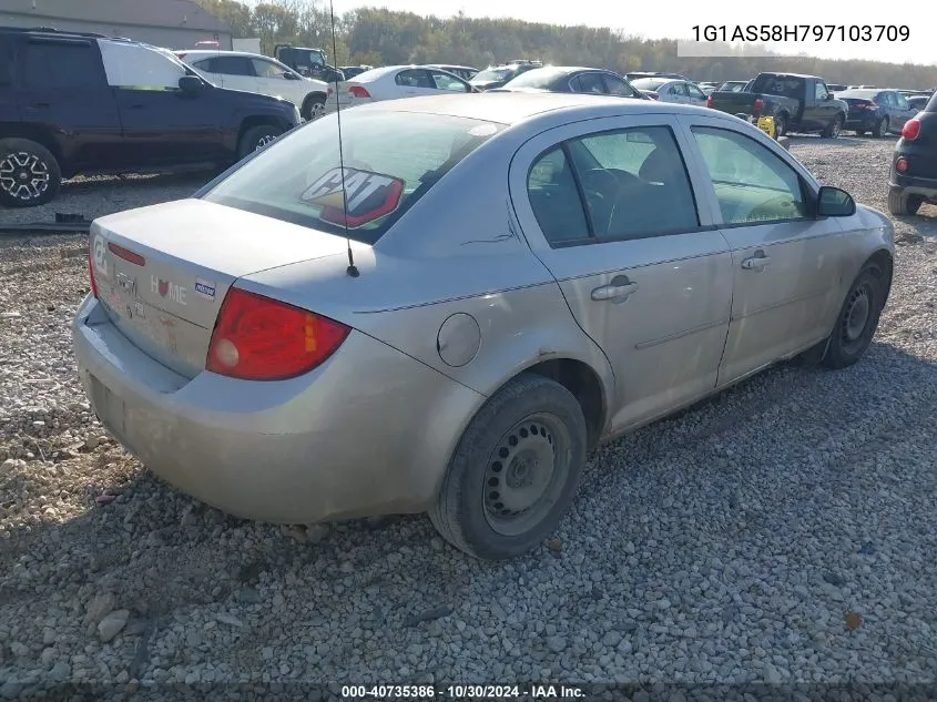 2009 Chevrolet Cobalt Ls VIN: 1G1AS58H797103709 Lot: 40735386