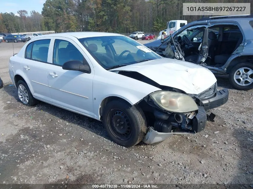 2009 Chevrolet Cobalt Ls VIN: 1G1AS58H897267227 Lot: 40779230