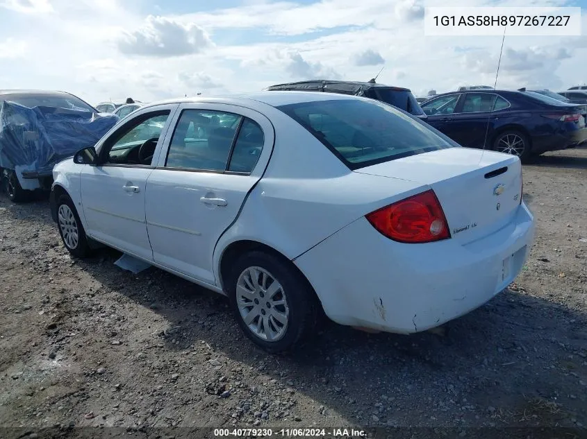 2009 Chevrolet Cobalt Ls VIN: 1G1AS58H897267227 Lot: 40779230