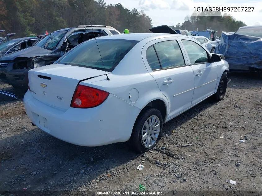 2009 Chevrolet Cobalt Ls VIN: 1G1AS58H897267227 Lot: 40779230