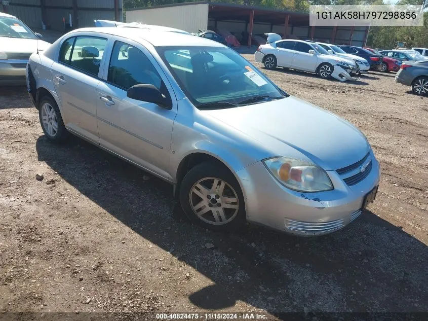 2009 Chevrolet Cobalt Ls VIN: 1G1AK58H797298856 Lot: 40824475