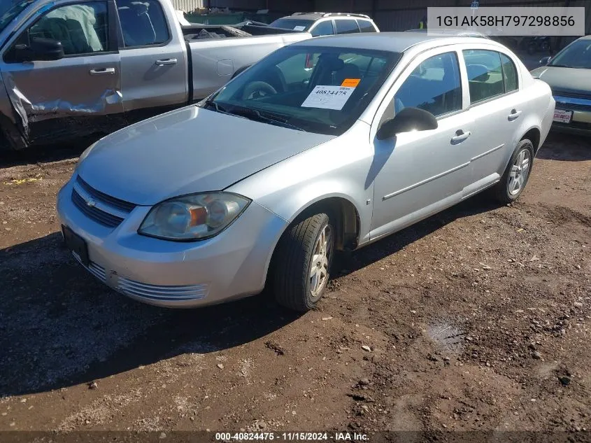 2009 Chevrolet Cobalt Ls VIN: 1G1AK58H797298856 Lot: 40824475