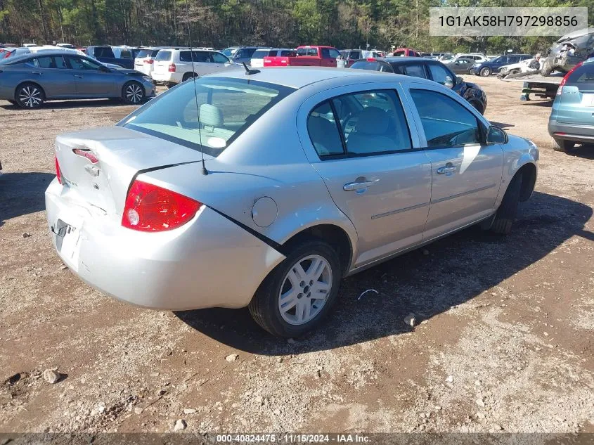 2009 Chevrolet Cobalt Ls VIN: 1G1AK58H797298856 Lot: 40824475