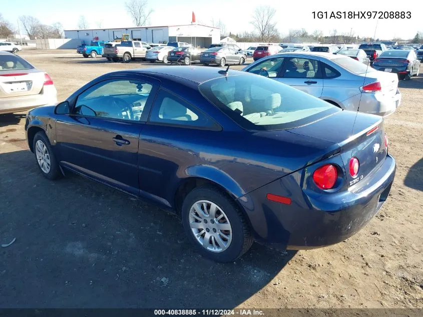 2009 Chevrolet Cobalt Ls VIN: 1G1AS18HX97208883 Lot: 40838885