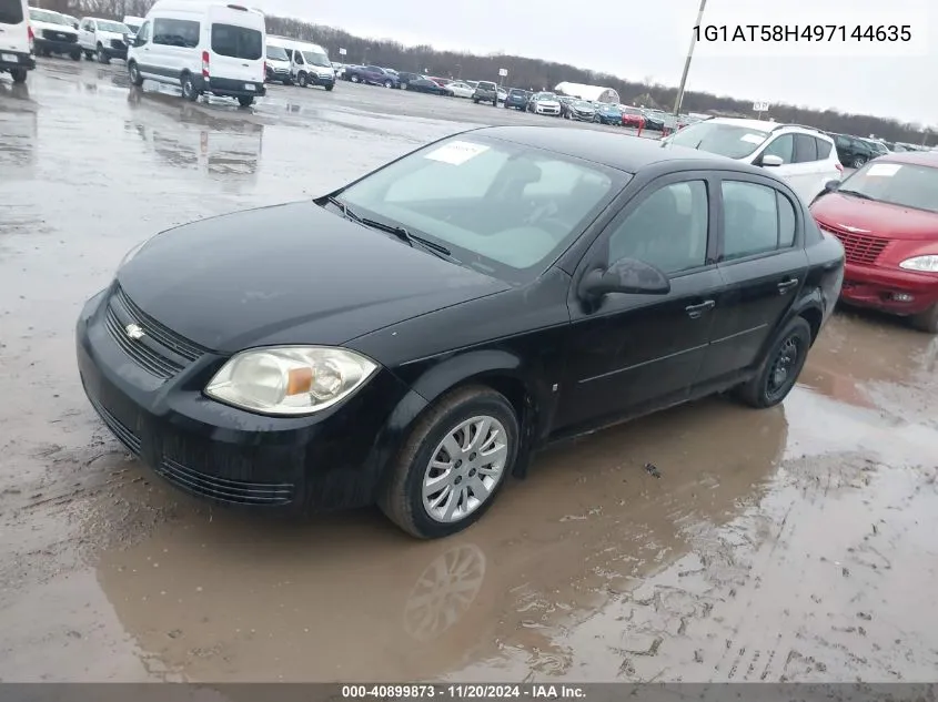 2009 Chevrolet Cobalt Lt W/1Lt VIN: 1G1AT58H497144635 Lot: 40899873