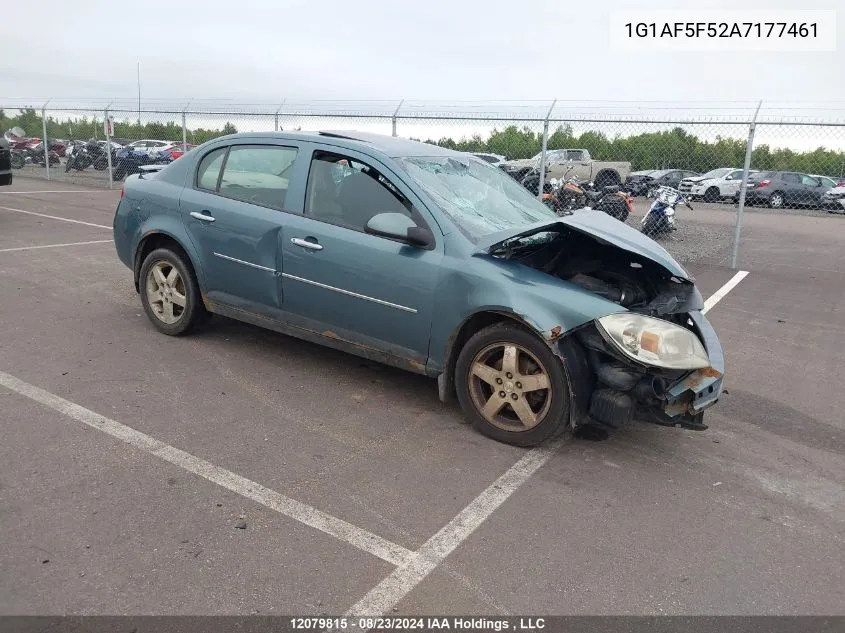 2010 Chevrolet Cobalt VIN: 1G1AF5F52A7177461 Lot: 12079815