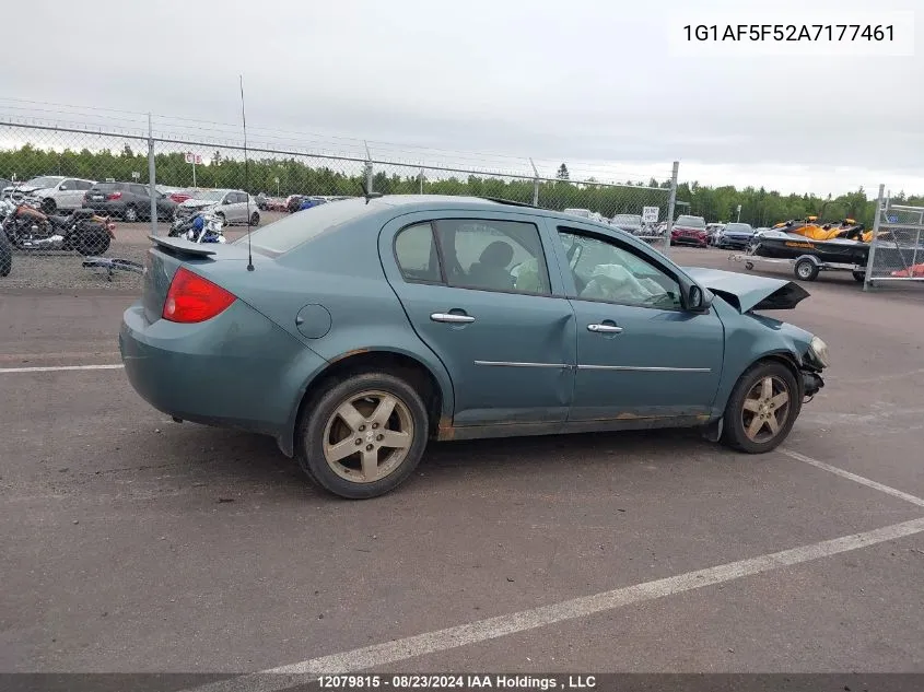 2010 Chevrolet Cobalt VIN: 1G1AF5F52A7177461 Lot: 12079815