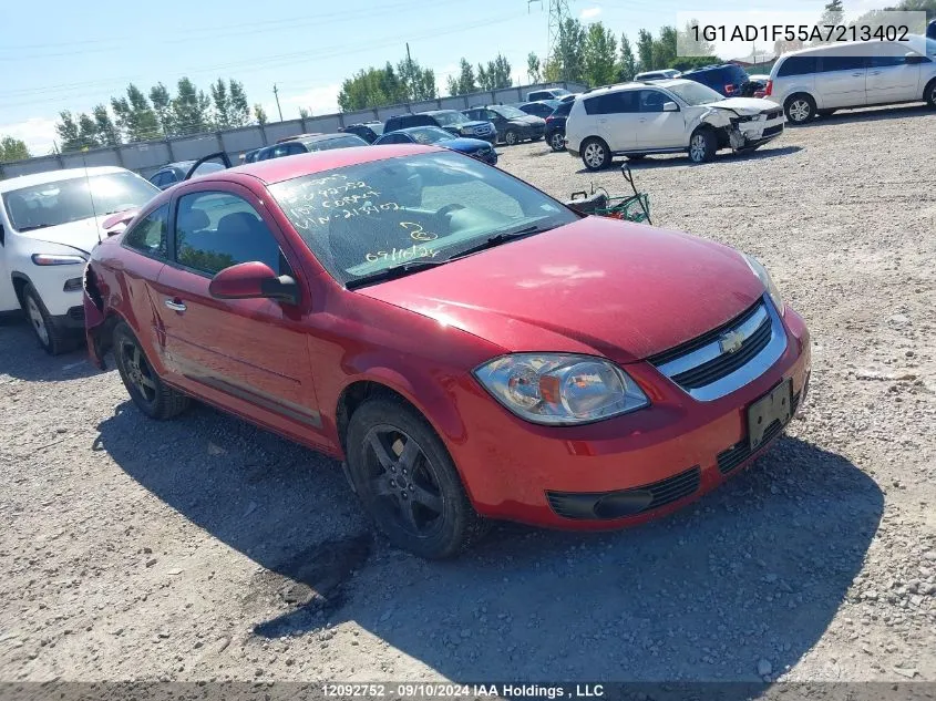 2010 Chevrolet Cobalt VIN: 1G1AD1F55A7213402 Lot: 12092752