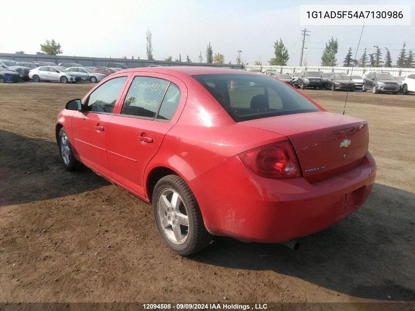 1G1AD5F54A7130986 2010 Chevrolet Cobalt