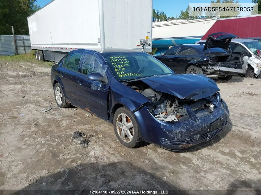 2010 Chevrolet Cobalt VIN: 1G1AD5F54A7138053 Lot: 12104110