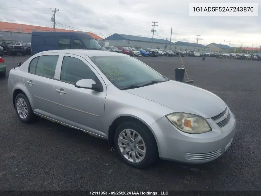 2010 Chevrolet Cobalt VIN: 1G1AD5F52A7243870 Lot: 12111953