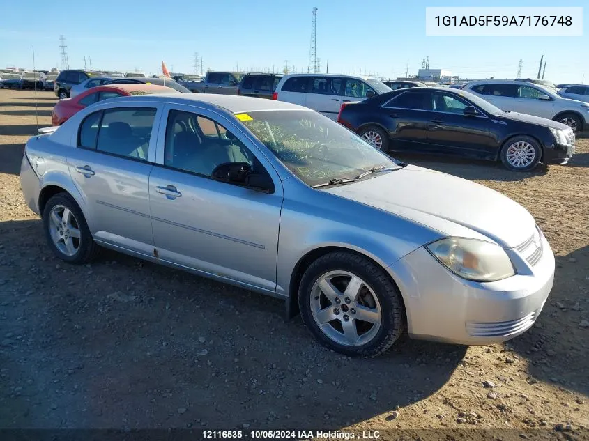 2010 Chevrolet Cobalt 1Lt VIN: 1G1AD5F59A7176748 Lot: 12116535