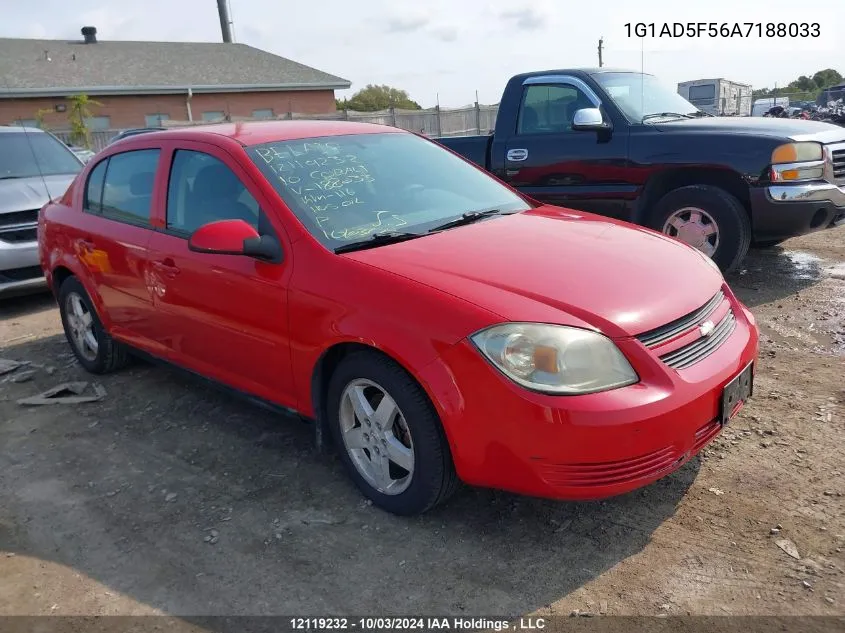 2010 Chevrolet Cobalt VIN: 1G1AD5F56A7188033 Lot: 12119232