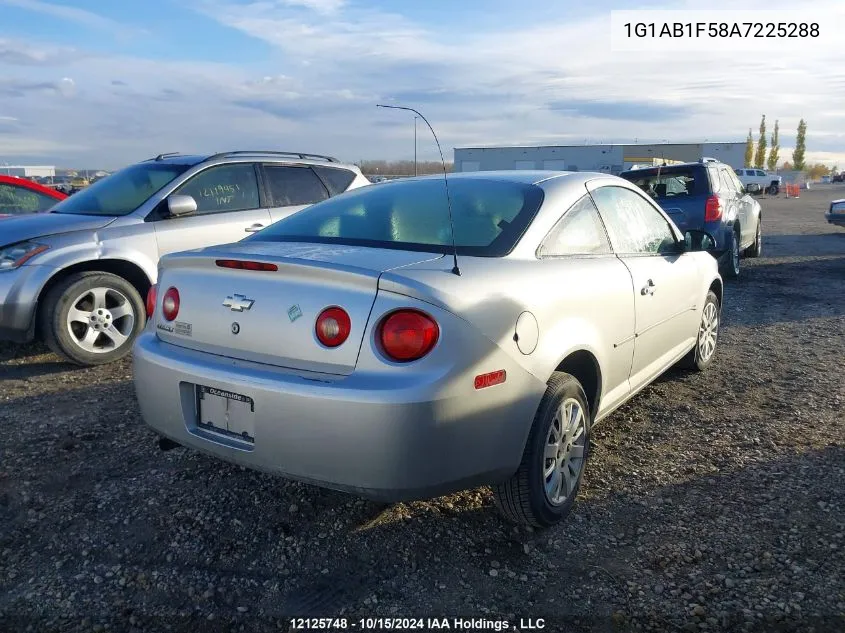 2010 Chevrolet Cobalt VIN: 1G1AB1F58A7225288 Lot: 12125748