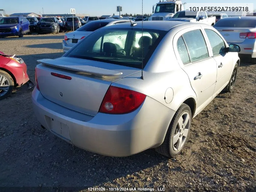 2010 Chevrolet Cobalt VIN: 1G1AF5F52A7199718 Lot: 12131026