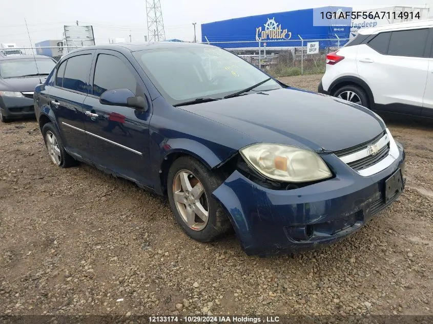 2010 Chevrolet Cobalt VIN: 1G1AF5F56A7114914 Lot: 12133174