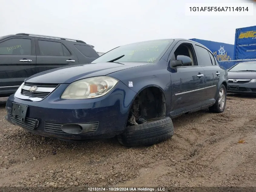 2010 Chevrolet Cobalt VIN: 1G1AF5F56A7114914 Lot: 12133174