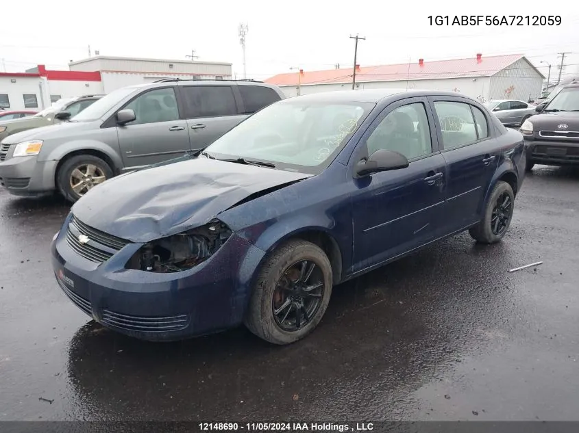 2010 Chevrolet Cobalt VIN: 1G1AB5F56A7212059 Lot: 12148690