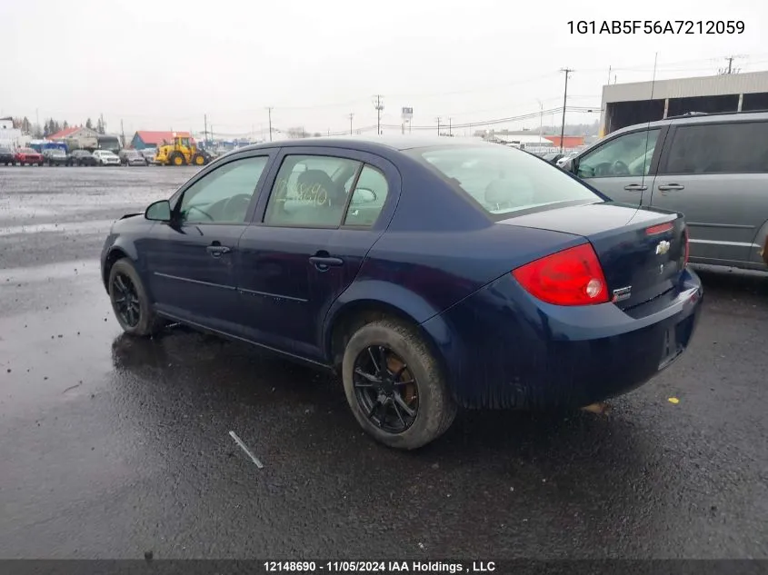 2010 Chevrolet Cobalt VIN: 1G1AB5F56A7212059 Lot: 12148690