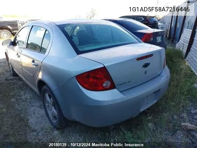 1G1AD5F58A7216446 2010 Chevrolet Cobalt Lt