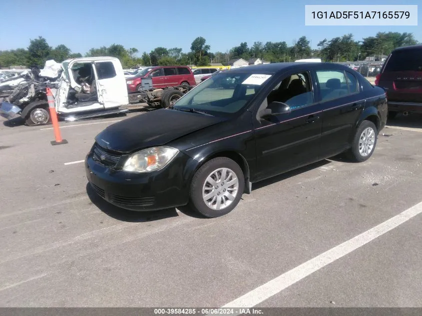 2010 Chevrolet Cobalt Lt VIN: 1G1AD5F51A7165579 Lot: 39584285